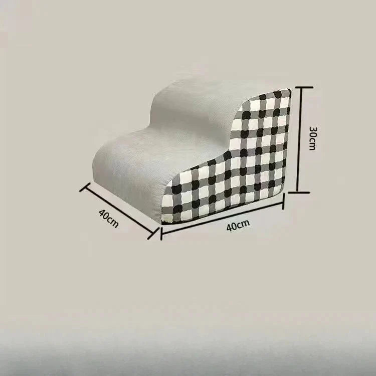 Pet 2/3 Steps High Density Foam Dog Secure Stairs Ramps Non-Slip Pet Steps for Older Dogs Pet with Joint Pain Sofa Bed Ladder PawsnHeart