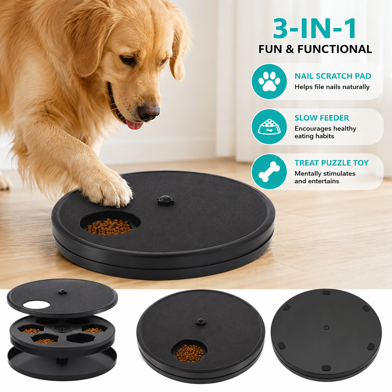 SpinNails™ Treat & Scratch Nail Board 🐾