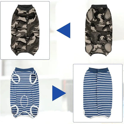 Dog Recovery Suit for Abdominal Wounds – Anti-Licking Onesie PawMoon