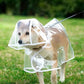 Dogs going out, transparent waterproof raincoat with hat pet raincoat PawsnHeart