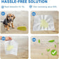 100PCS/Bag Dog Urine Absorbing Paper Pet Absorbent Paper Pet Diaper Urine Pad Quick Dry Wipe Urine Absorbent Paper Pet Supplies PawsnHeart