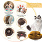 Magic Cat Scratch Organ Board Cat Toy with Ball Cat Grinding Claw Cat Climbing Frame Kitten Round Corrugated Cat Scratching Toy PawsnHeart