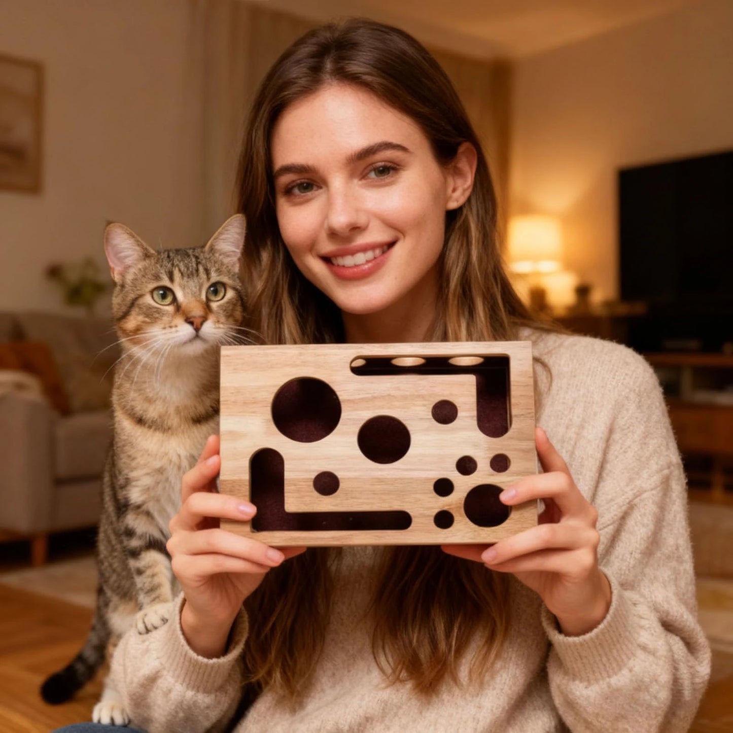 Caja de enriquecimiento para gatos FrostPaw Maze™