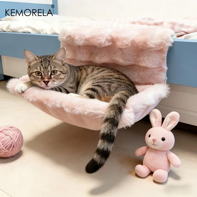 Cama Colgante de Hamaca de Peluche para Mascotas KEMORELA™