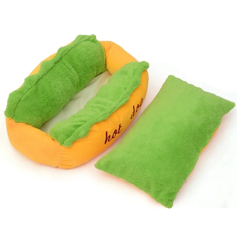 1Pcs Warm Hot Dog Bed Removable Soft Lounger For Dog Small Large Hot Sale Washable Elastic Puppy Cat Pet House Sofa Indoor