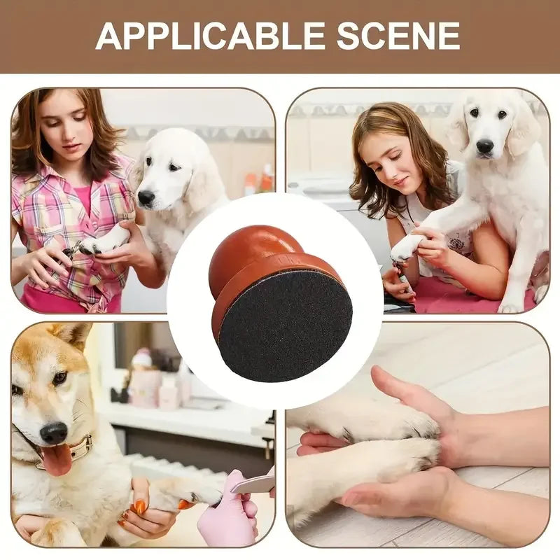 Dog Nail File Manual Wooden Pet Grooming Dogs Scratching Board Grinding Claw Pet Claw Care for Puppy Nail Care Outdoor Indoor Pawsn