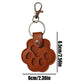 Pets Hair Storage Keychain Leather Paw Cat Puppy Keychains Hair Collector Pendant Keepsake Jewelry Charm Storage Collection Gift PawsnHeart