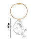 New Cute Cat Hair Storage Box Keychains Bag Hanging Pendant Pet Hair Fur Transparent Creative Souvenir Pet Memorial Ideal Gifts PawsnHeart