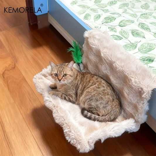 Cama Colgante de Hamaca de Peluche para Mascotas KEMORELA™